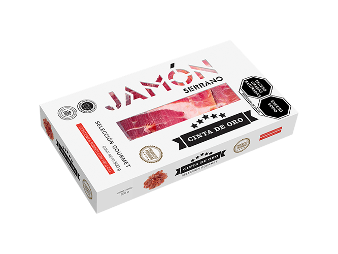 Jamón Serrano Premium rebanado 500g